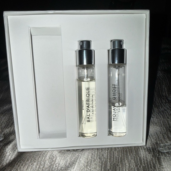 Byredo Other - Byredo Bal D’Afrique, Mojave Ghost Travel Perfumes and Prada lipstick